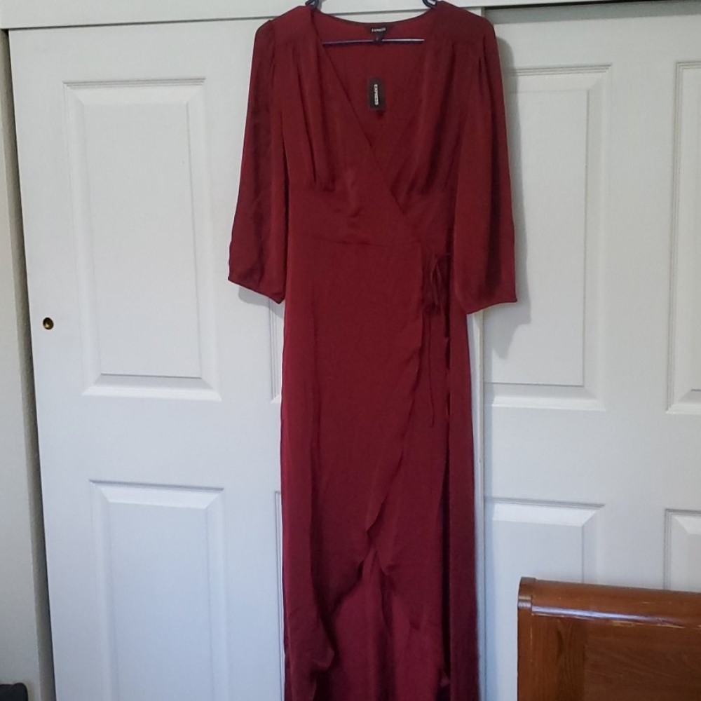 Express HiLo Maxi Dress